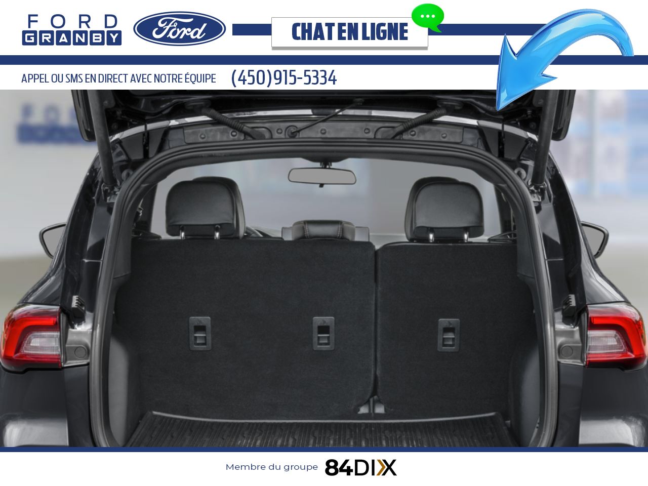 Ford Escape 2026 Noir agate m&eacute;tallis&eacute; Granby - photo #4