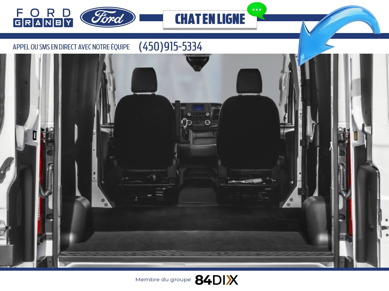 Ford Transit fourgon utilitaire 2026 Blanc Oxford Granby - photo #9