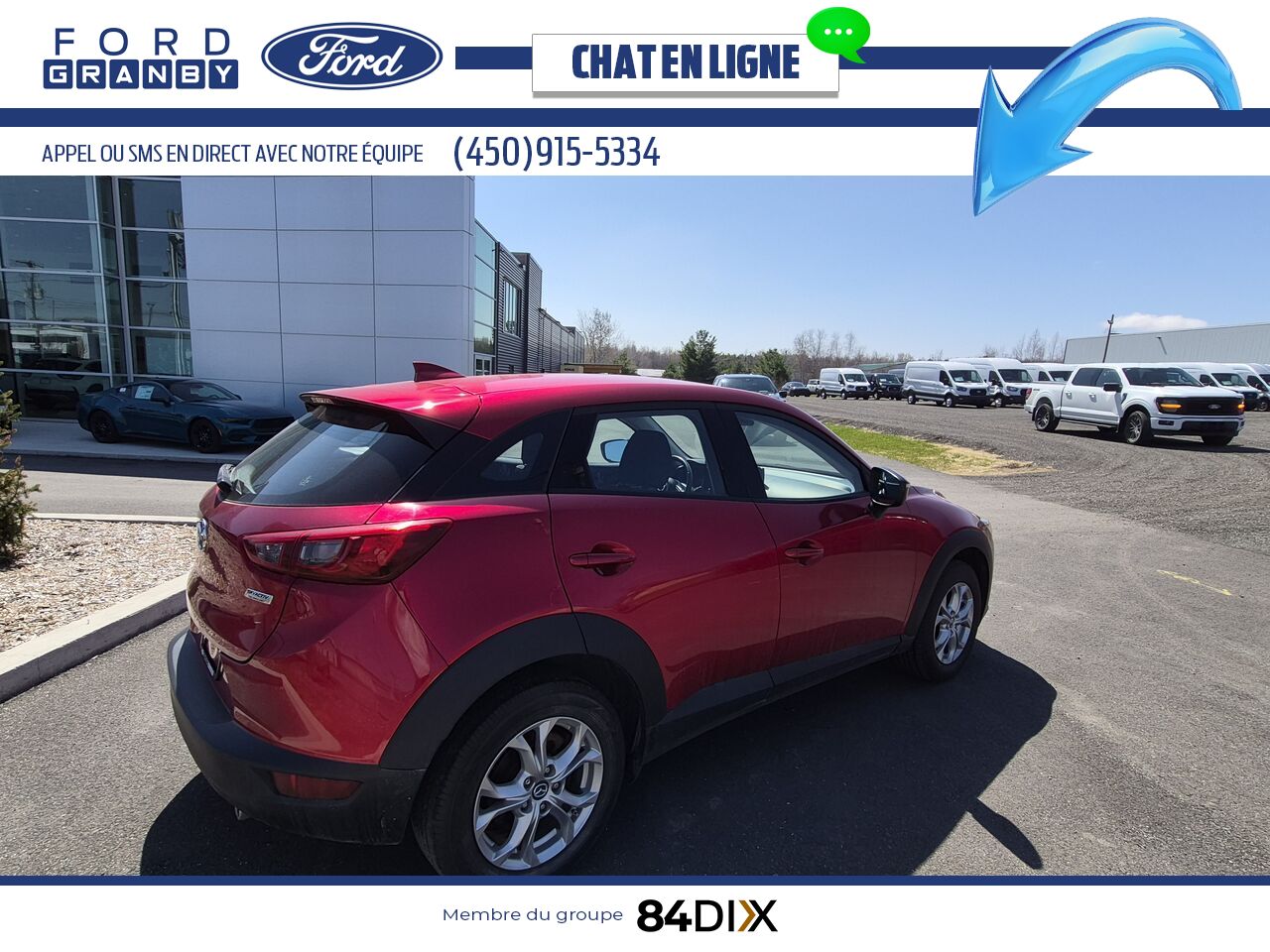 Mazda CX-3 GS TI/AWD 2020 Rouge Granby - photo #5