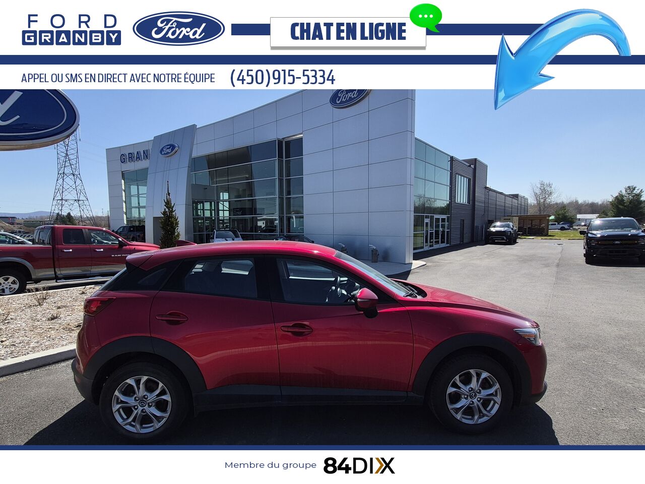Mazda CX-3 GS TI/AWD 2020 Rouge Granby - photo #6