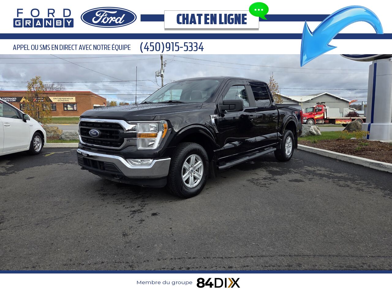 Ford F-150 2022 Noir Granby - photo #2