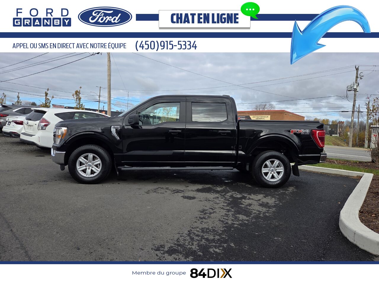 Ford F-150 2022 Noir Granby - photo #3