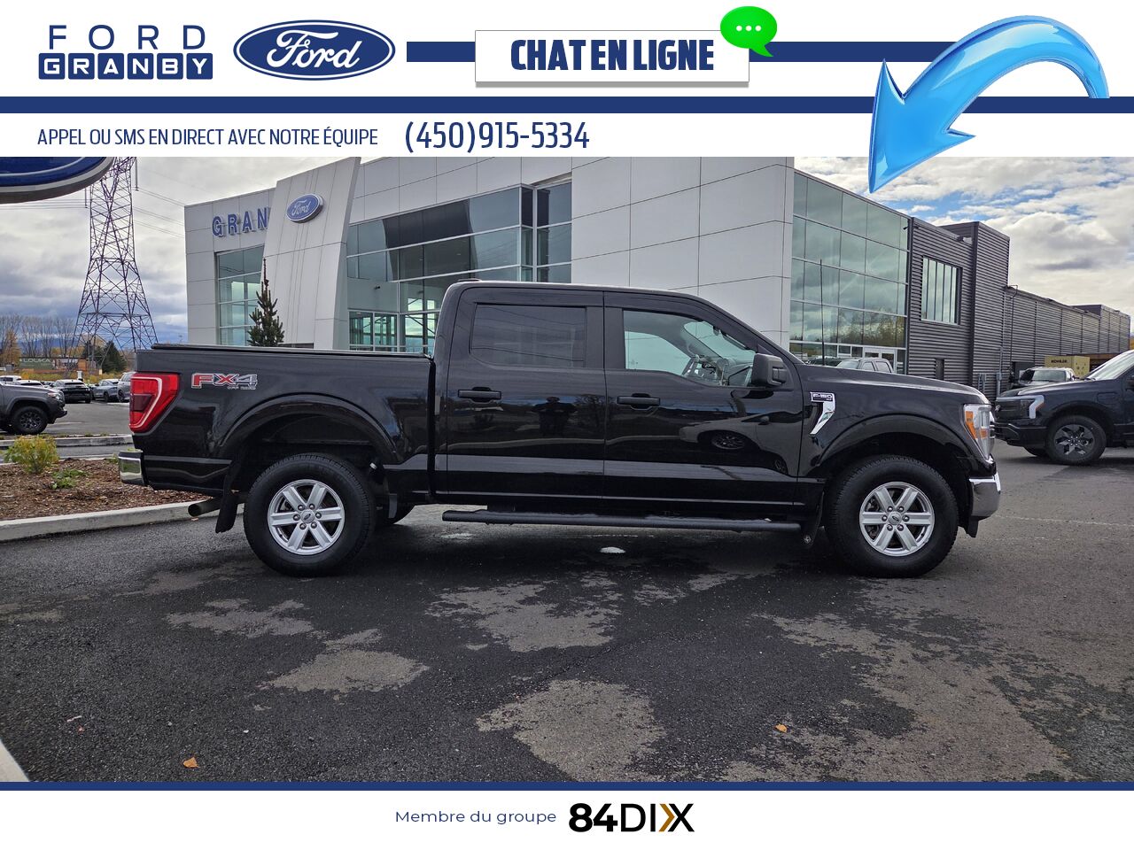 Ford F-150 2022 Noir Granby - photo #7
