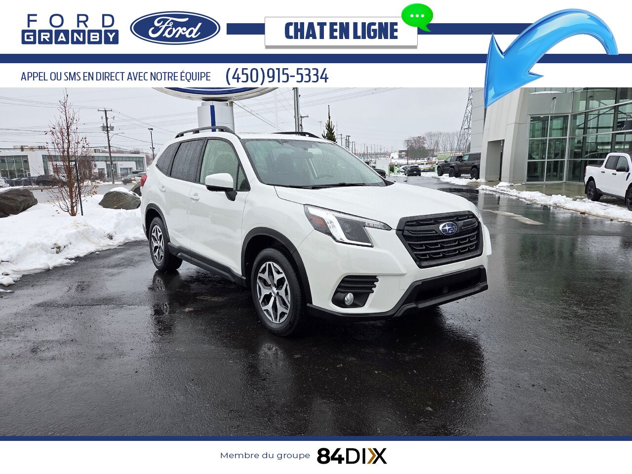 2023 Subaru Forester White Granby - photo #0