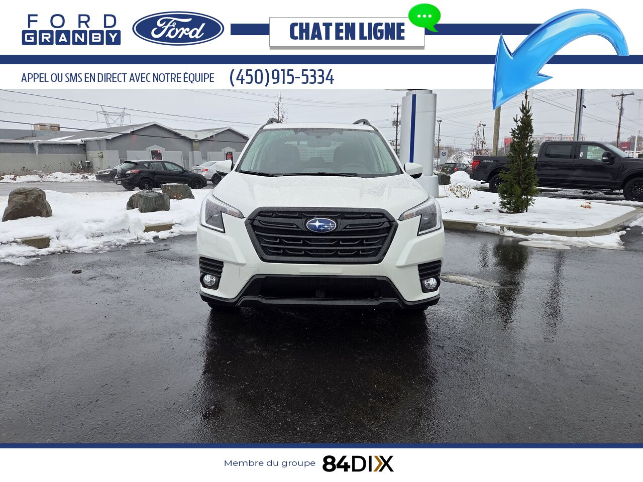 2023 Subaru Forester White Granby - photo #1