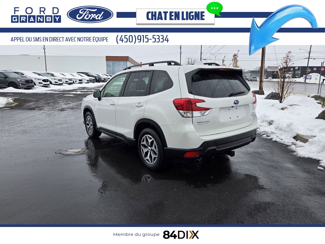 2023 Subaru Forester White Granby - photo #4