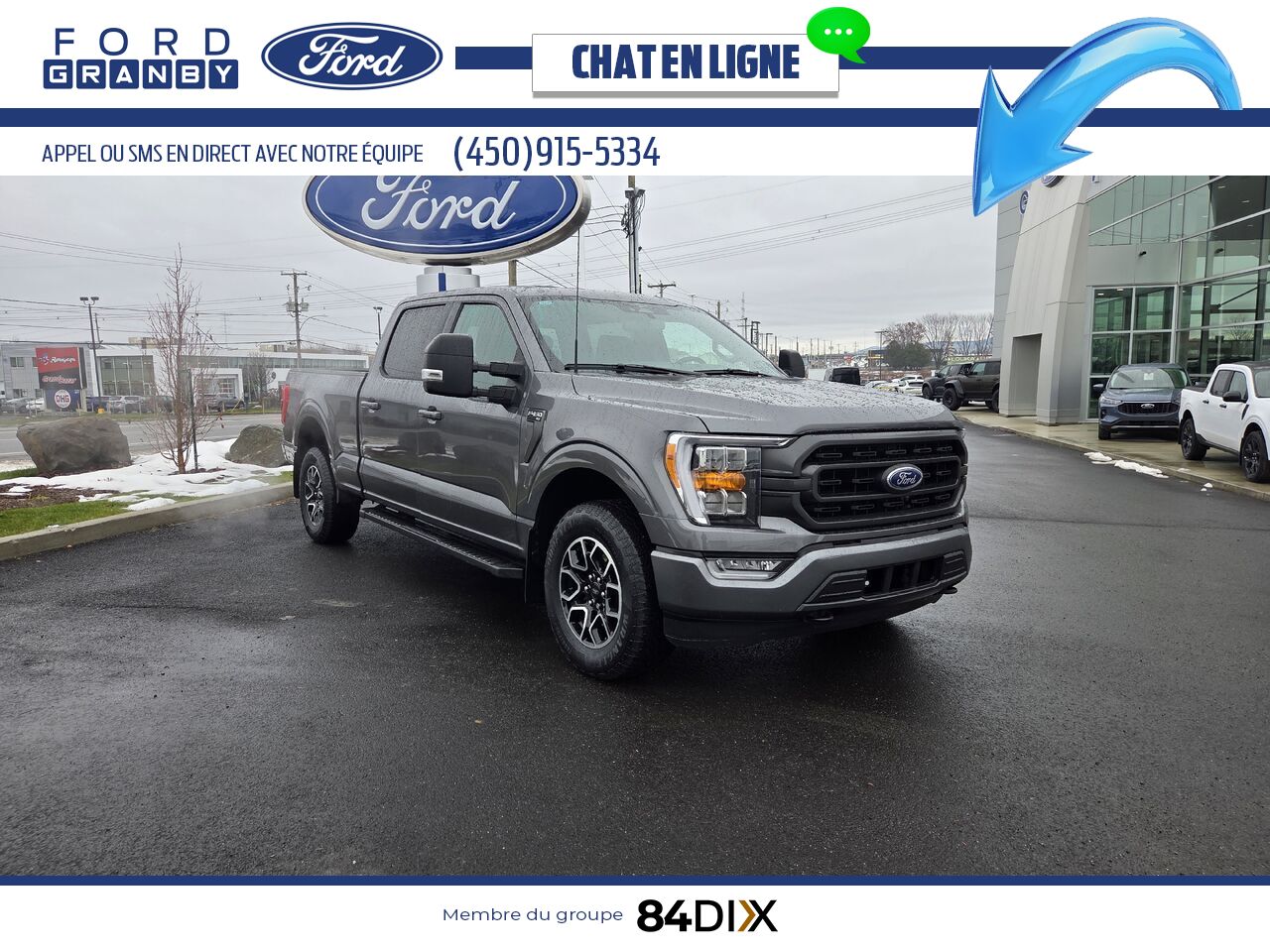 Ford F-150 2023 Gris Granby - photo #0