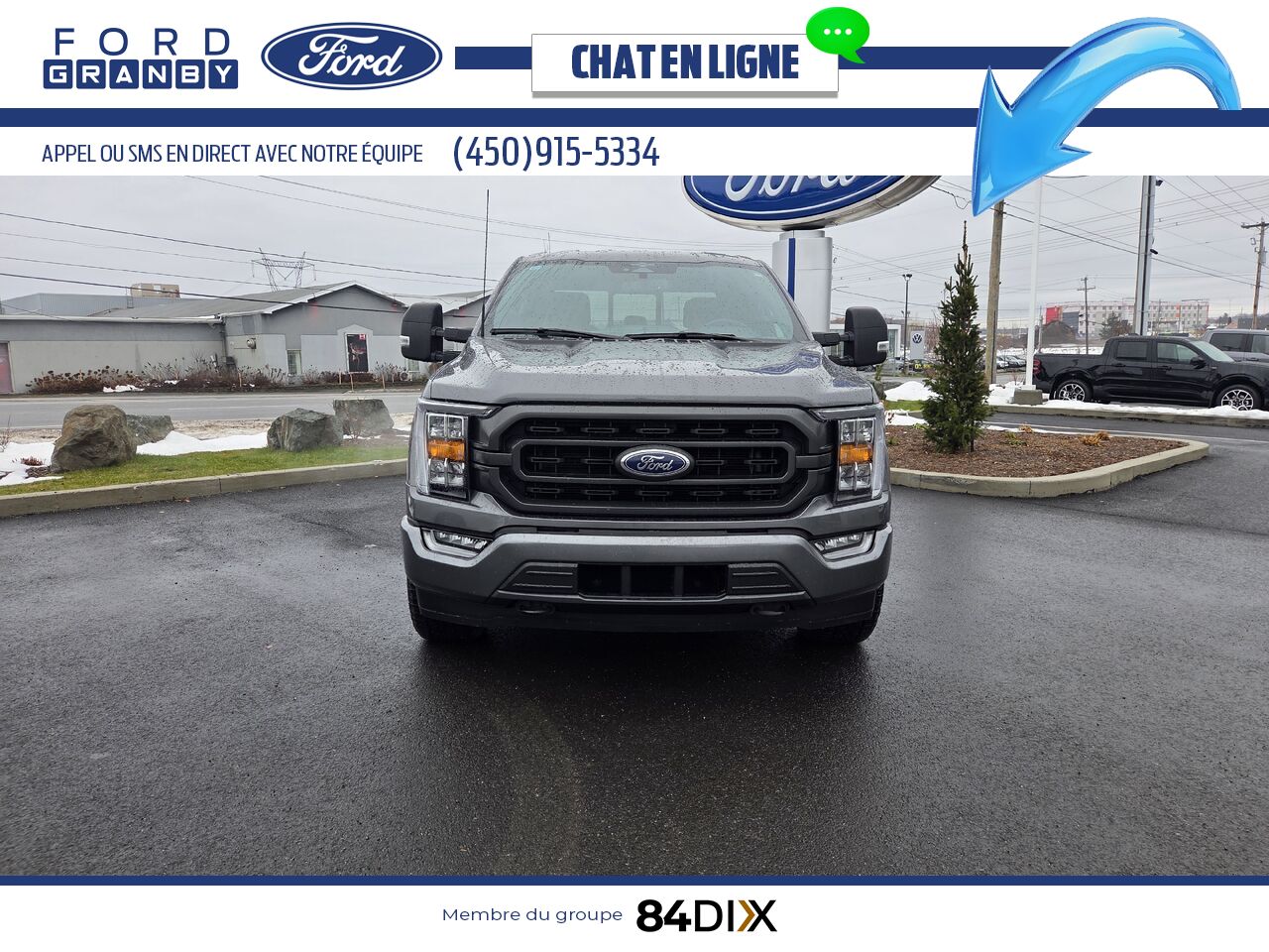 Ford F-150 2023 Gris Granby - photo #1