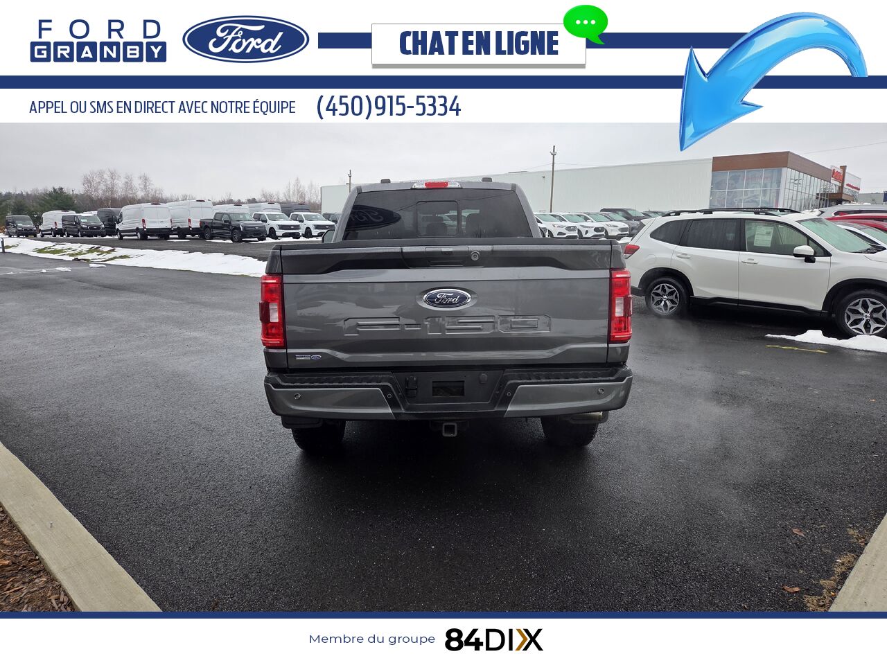 Ford F-150 2023 Gris Granby - photo #5