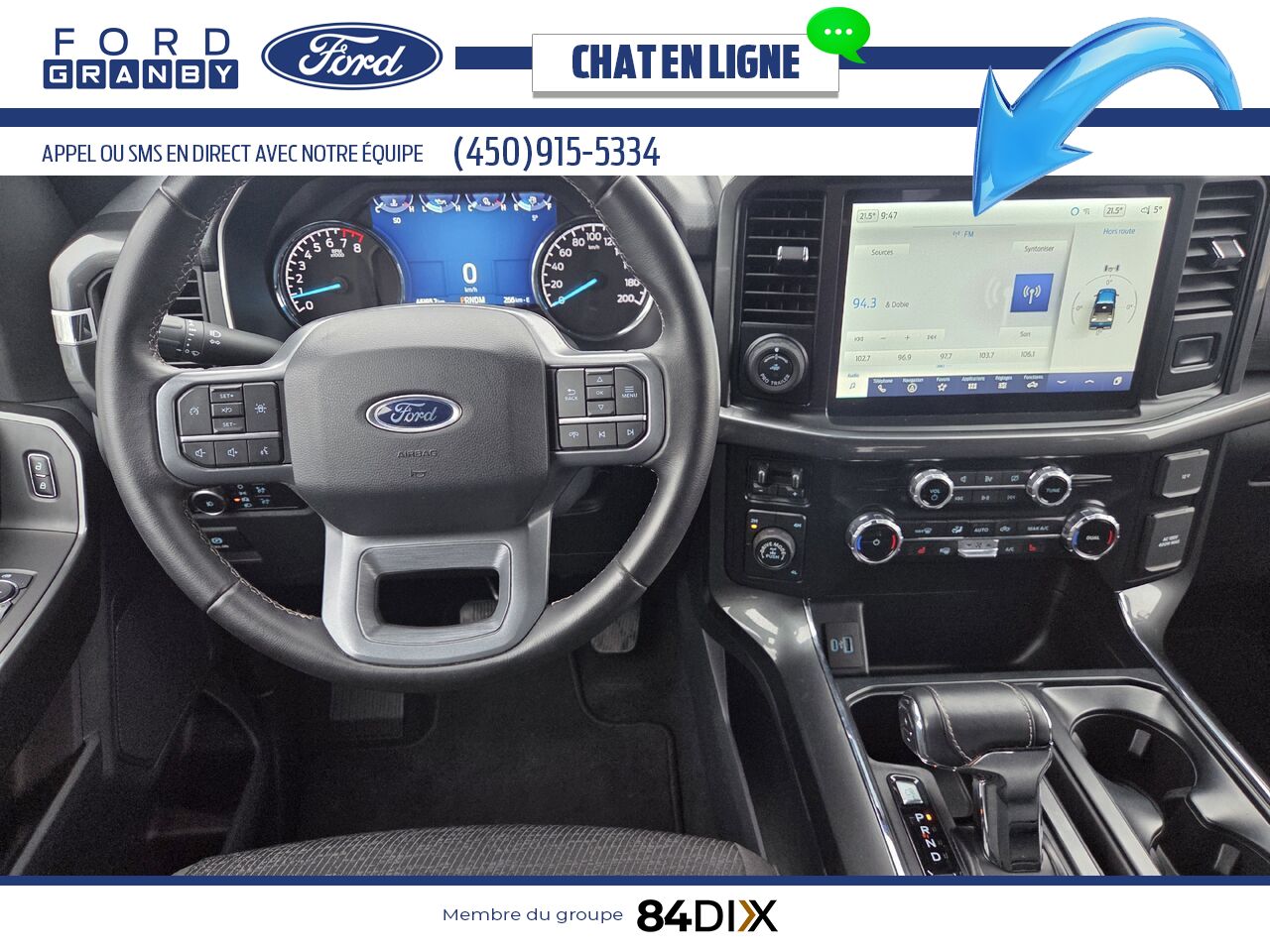 Ford F-150 2023 Gris Granby - photo #9