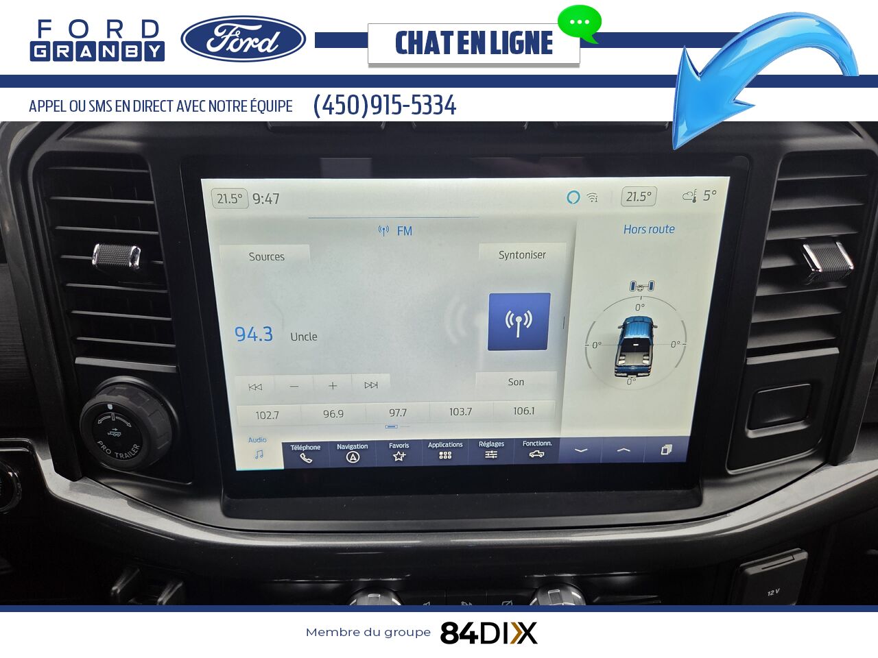 Ford F-150 2023 Gris Granby - photo #13