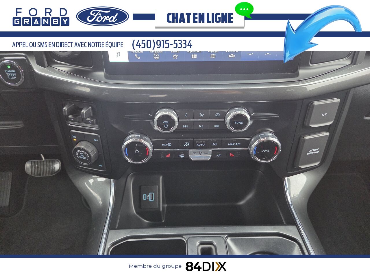 Ford F-150 2023 Gris Granby - photo #14