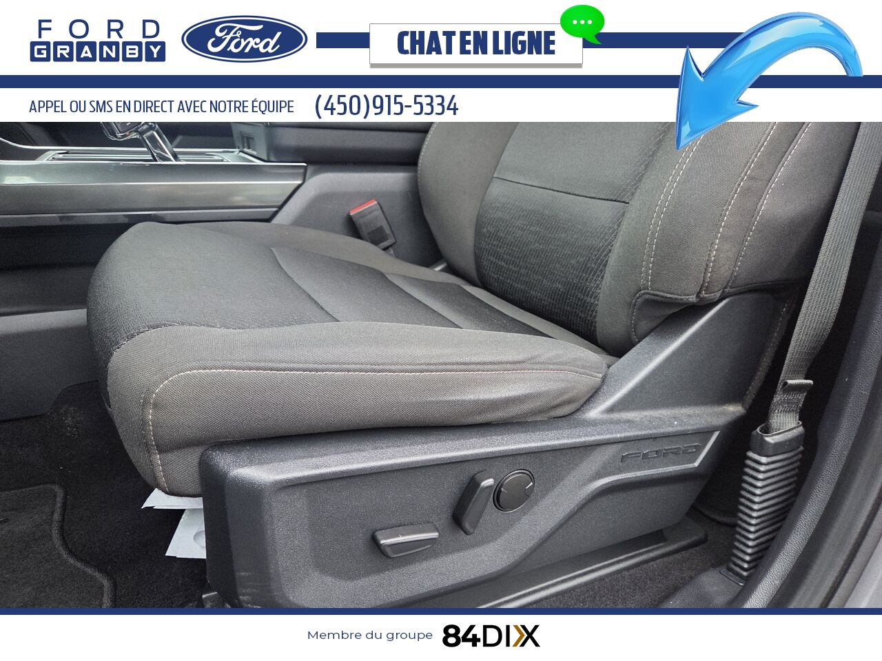 Ford F-150 2023 Gris Granby - photo #18