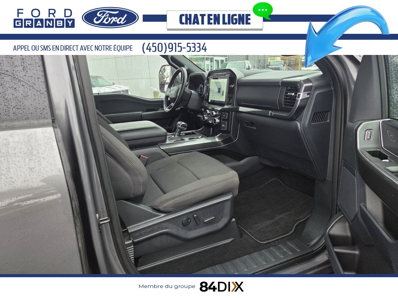 Ford F-150 2023 Gris Granby - photo #22