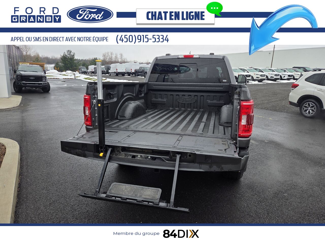 Ford F-150 2023 Gris Granby - photo #24