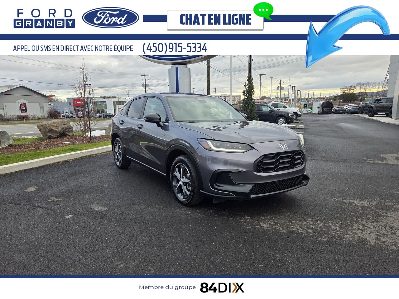 2023 Honda HR-V Grey Granby - photo #0