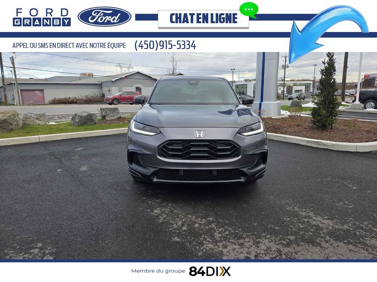 2023 Honda HR-V Grey Granby - photo #1