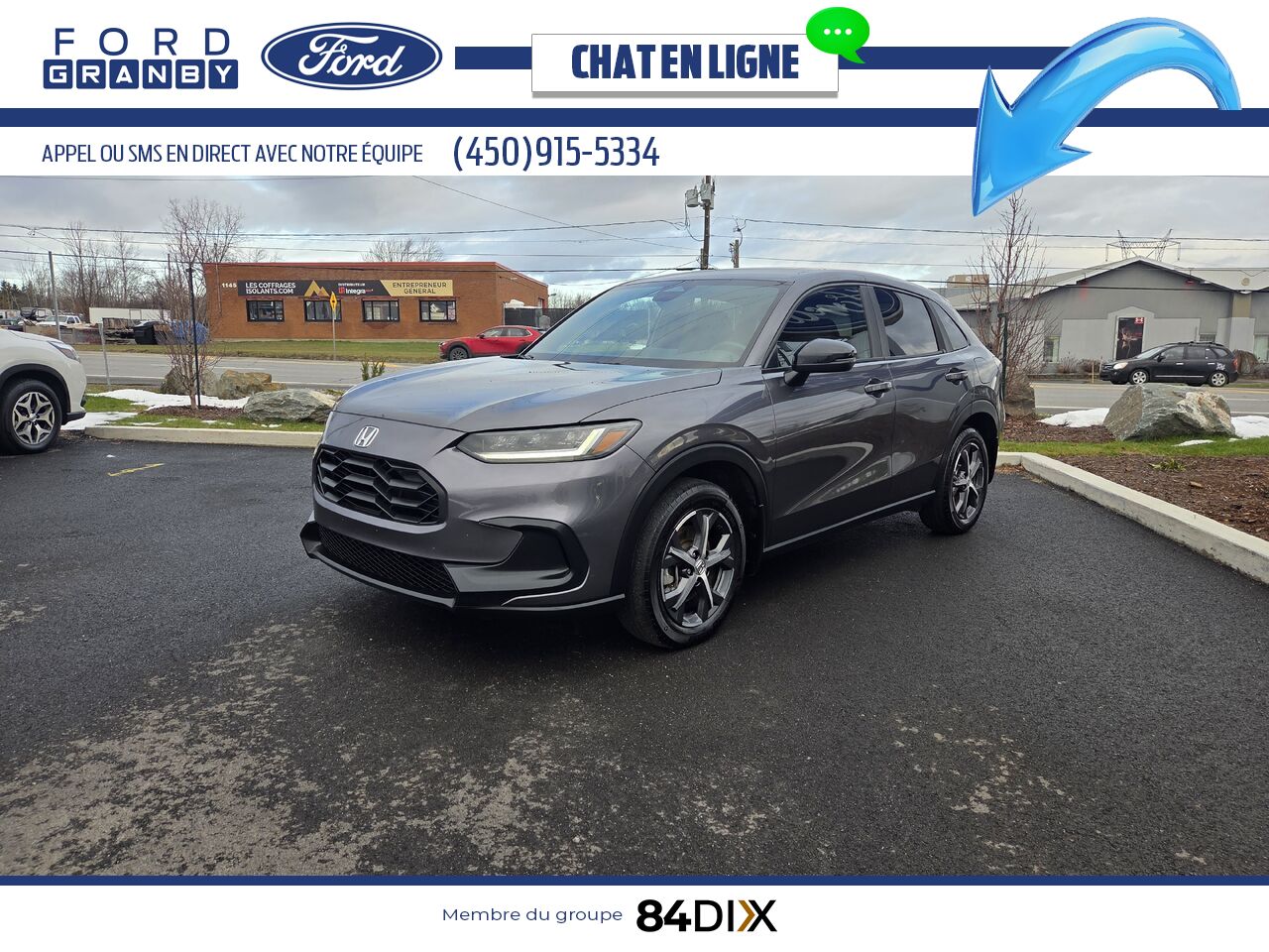 2023 Honda HR-V Grey Granby - photo #2