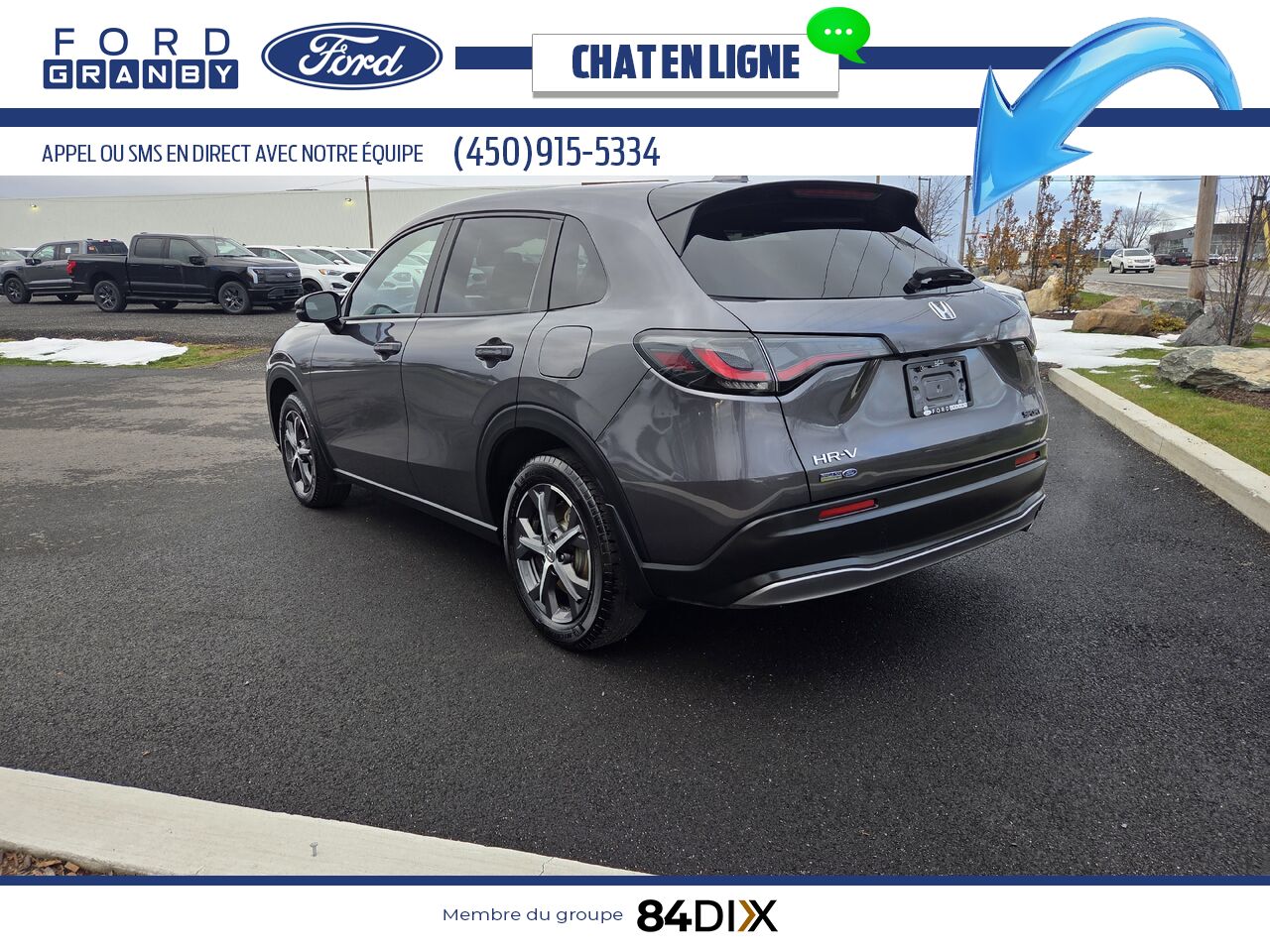 2023 Honda HR-V Grey Granby - photo #4