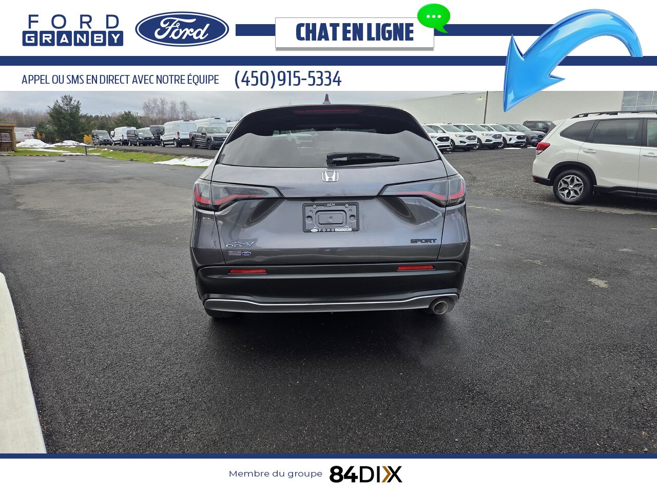 2023 Honda HR-V Grey Granby - photo #5