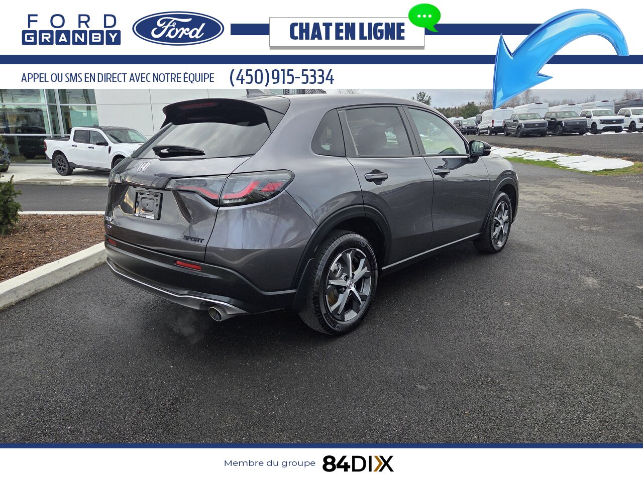 2023 Honda HR-V Grey Granby - photo #6