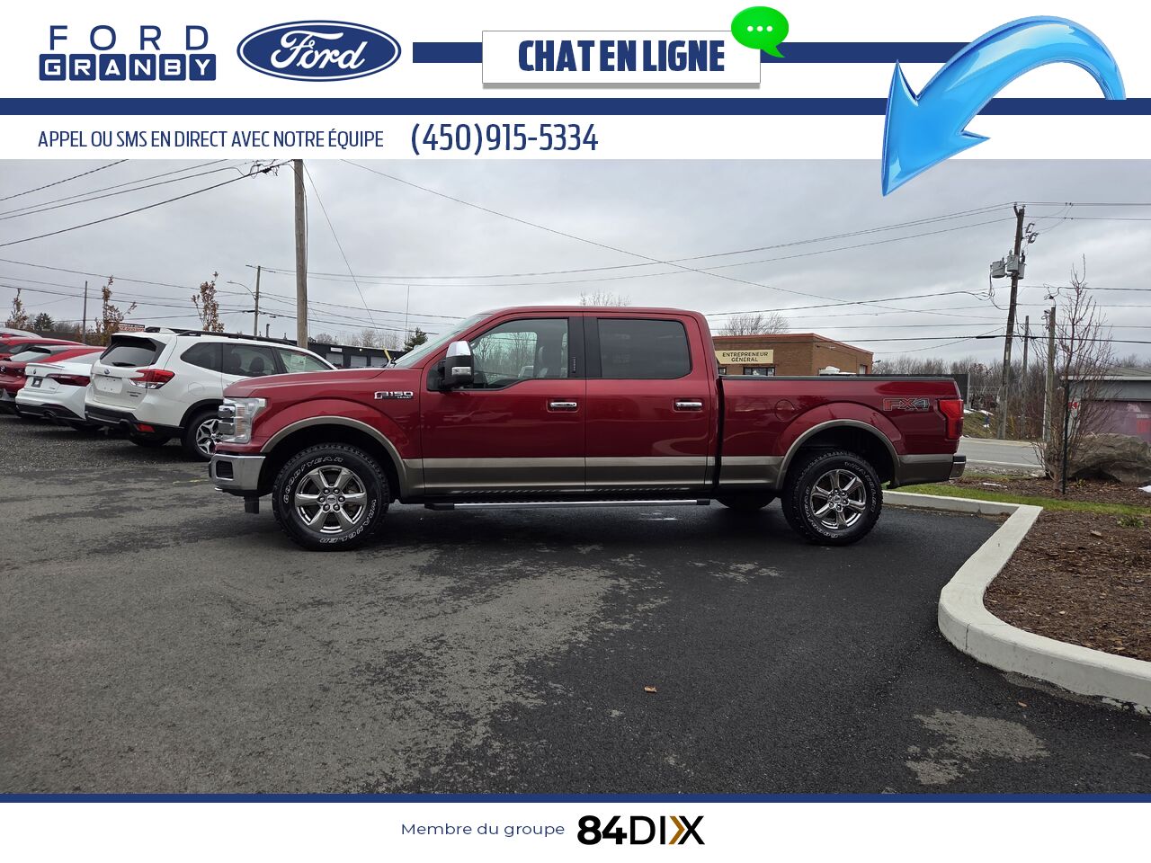Ford F-150 2019 Rouge Granby - photo #3