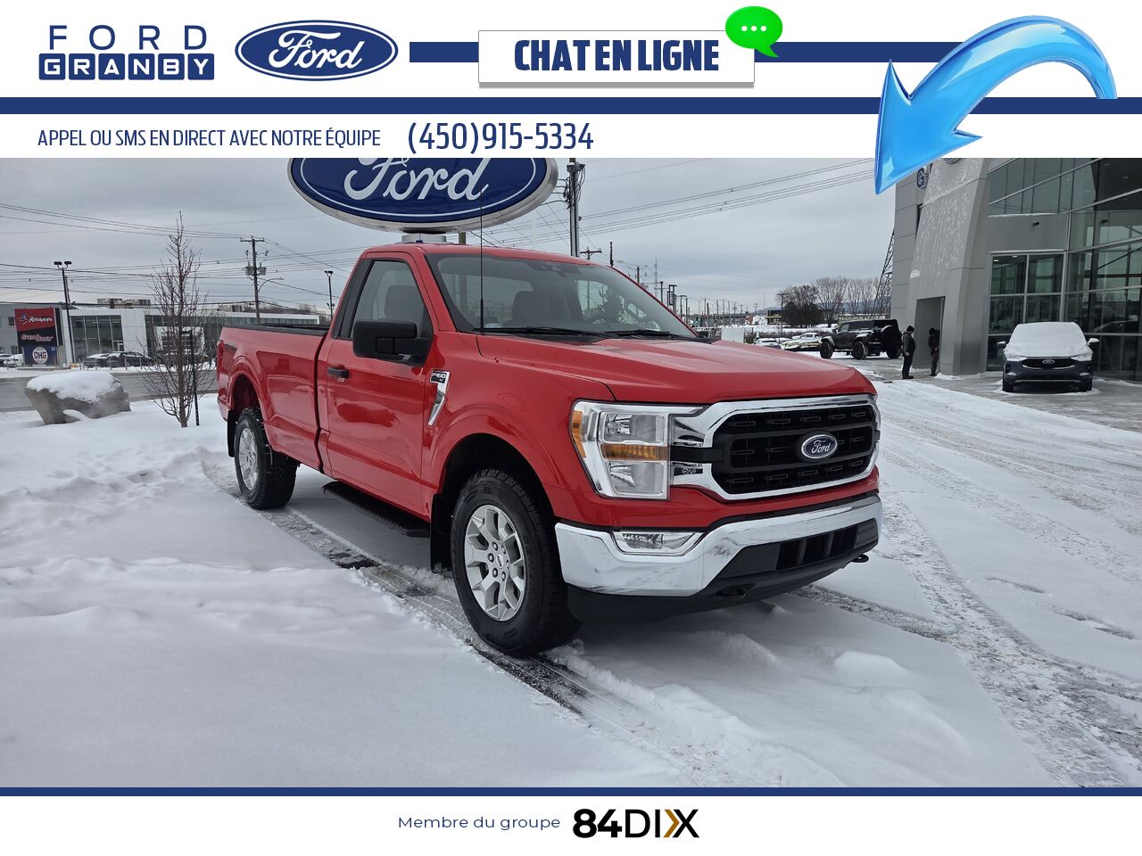 Ford F-150 2022 Rouge Granby - photo #0