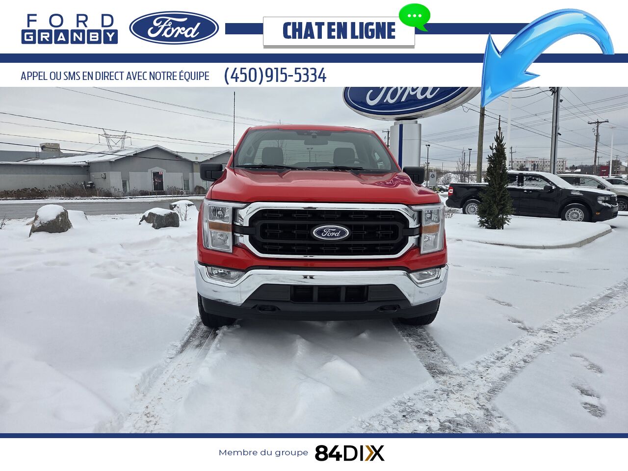 Ford F-150 2022 Rouge Granby - photo #1