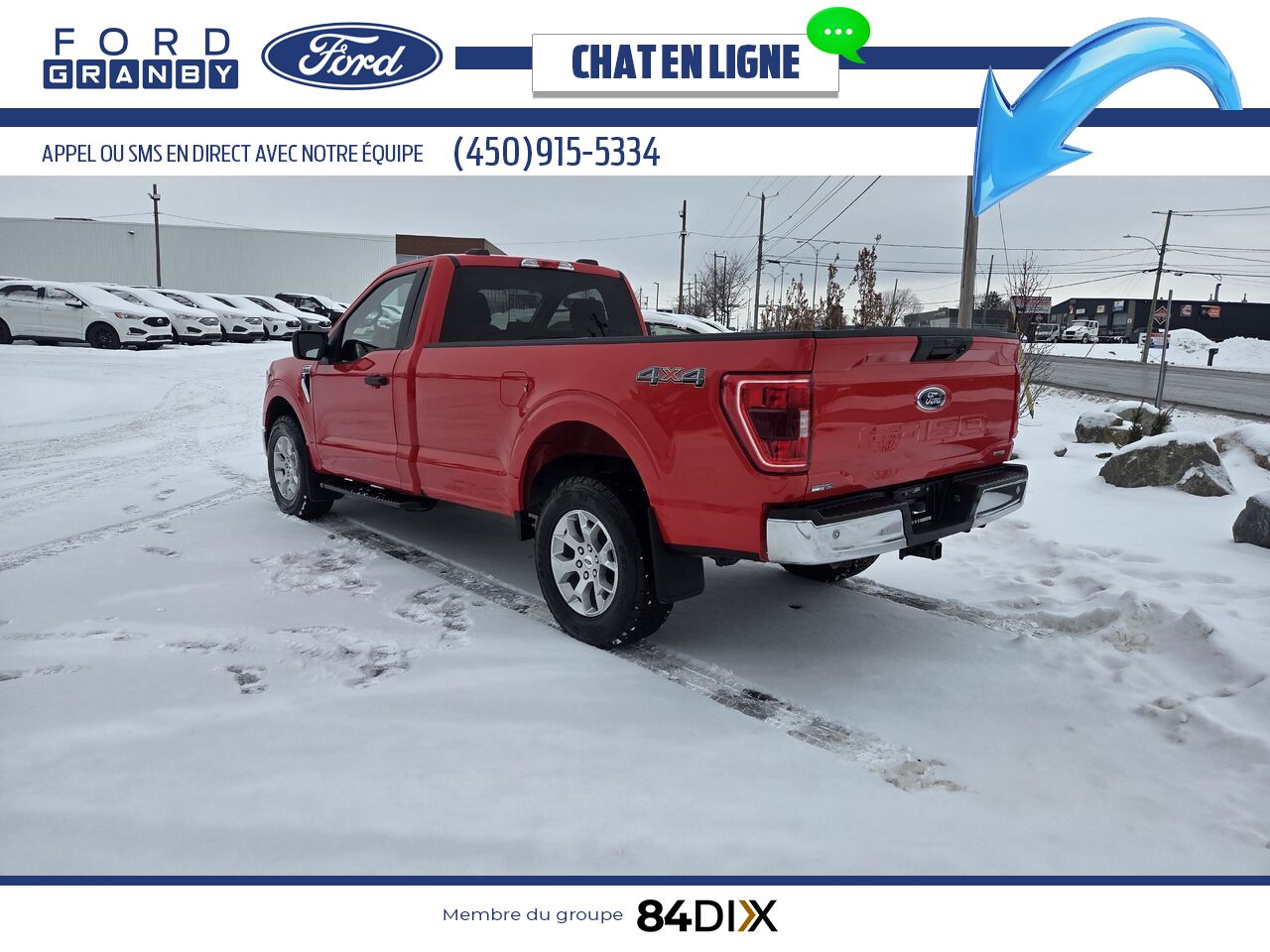 Ford F-150 2022 Rouge Granby - photo #4