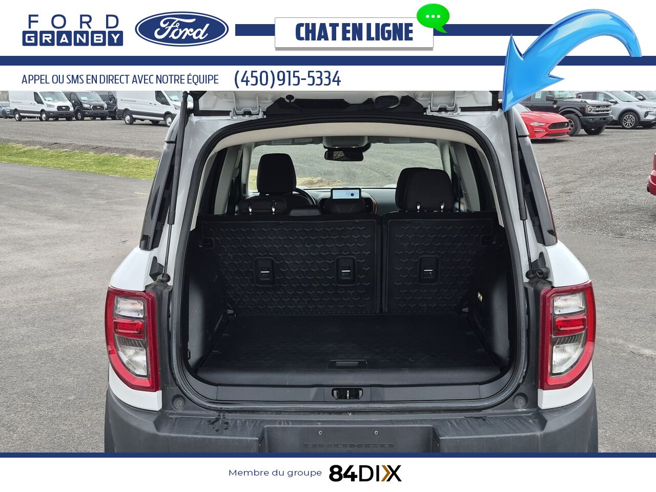 Ford Bronco Sport 2021 Blanc Granby - photo #9