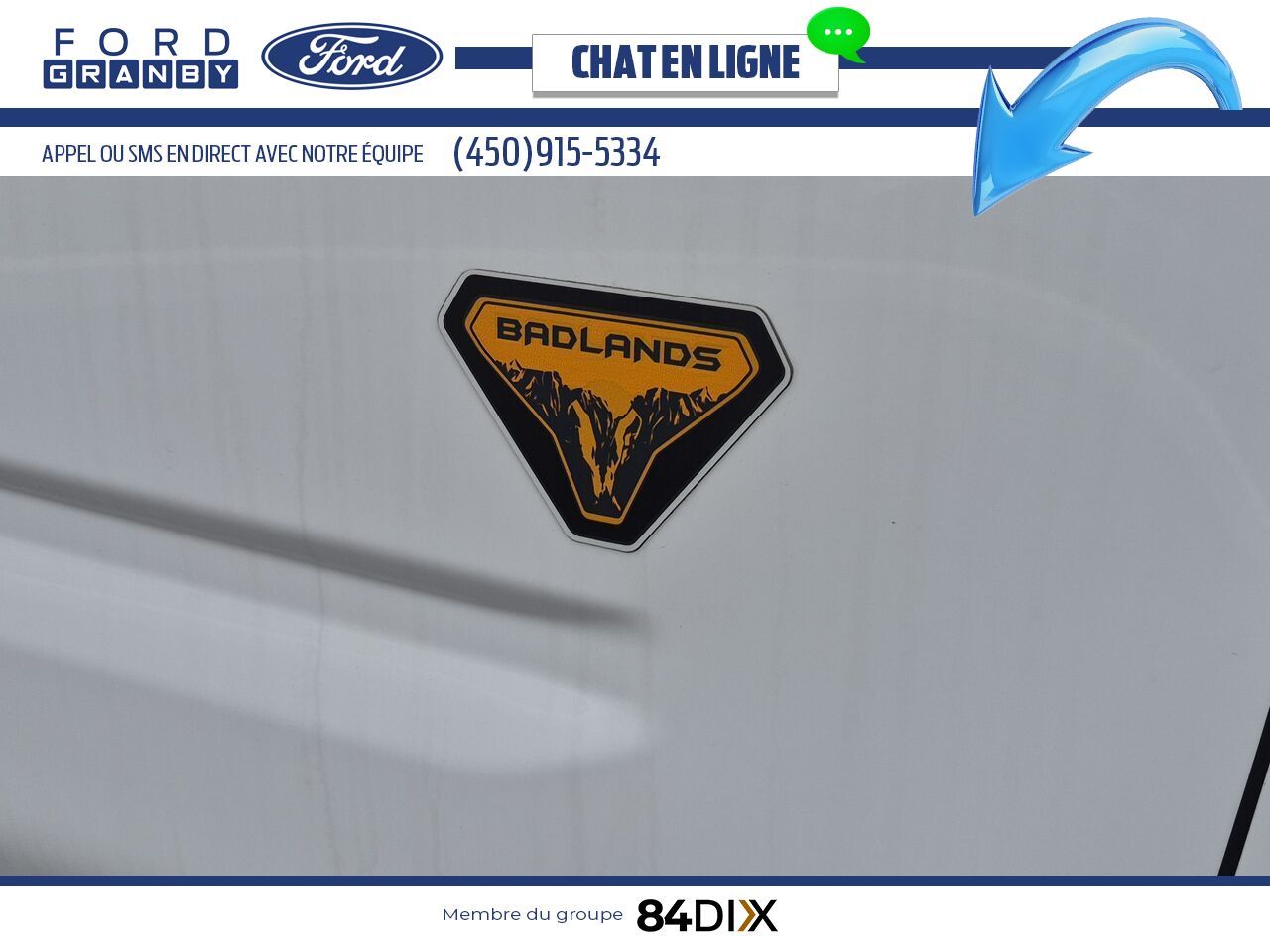 Ford Bronco Sport 2021 Blanc Granby - photo #13