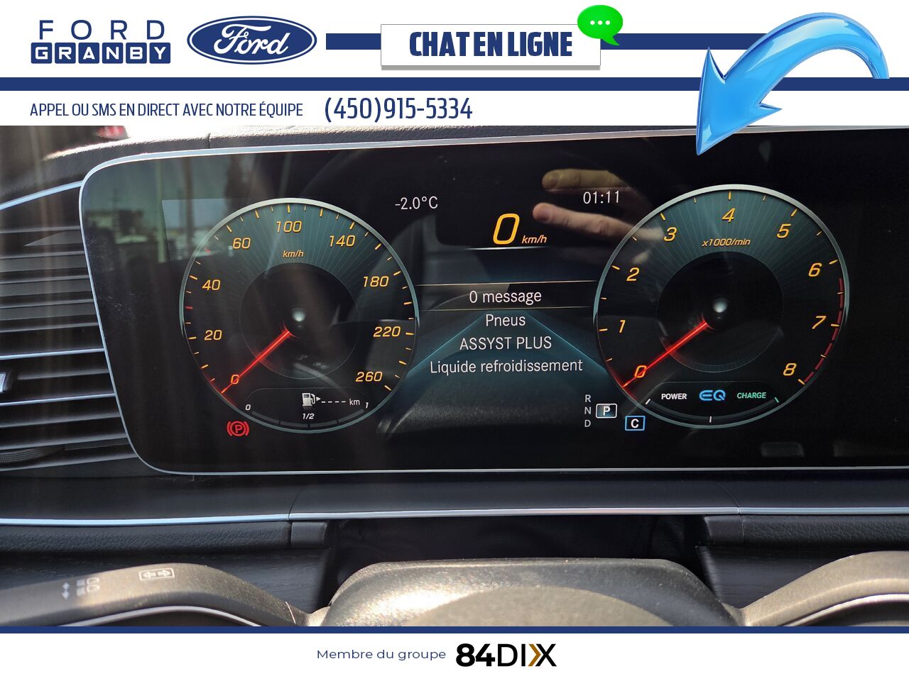 Mercedes-Benz GLE 450 4MATIC, CUIR, TOIT 2022 Blanc Granby - photo #14