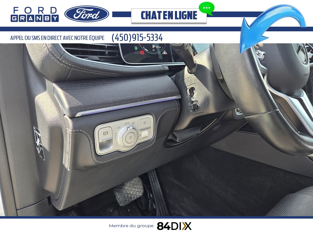 Mercedes-Benz GLE 450 4MATIC, CUIR, TOIT 2022 Blanc Granby - photo #20
