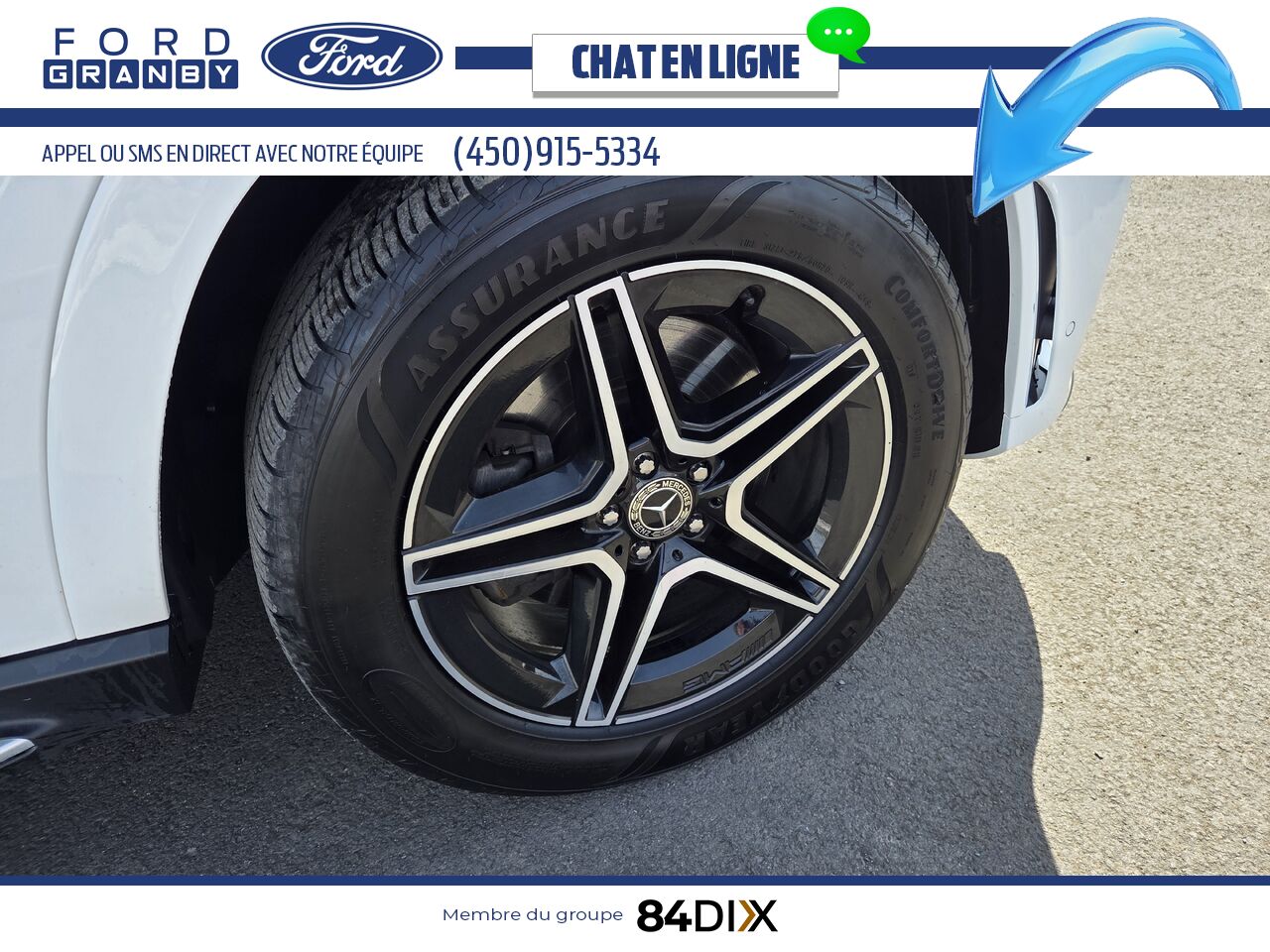 Mercedes-Benz GLE 450 4MATIC, CUIR, TOIT 2022 Blanc Granby - photo #23