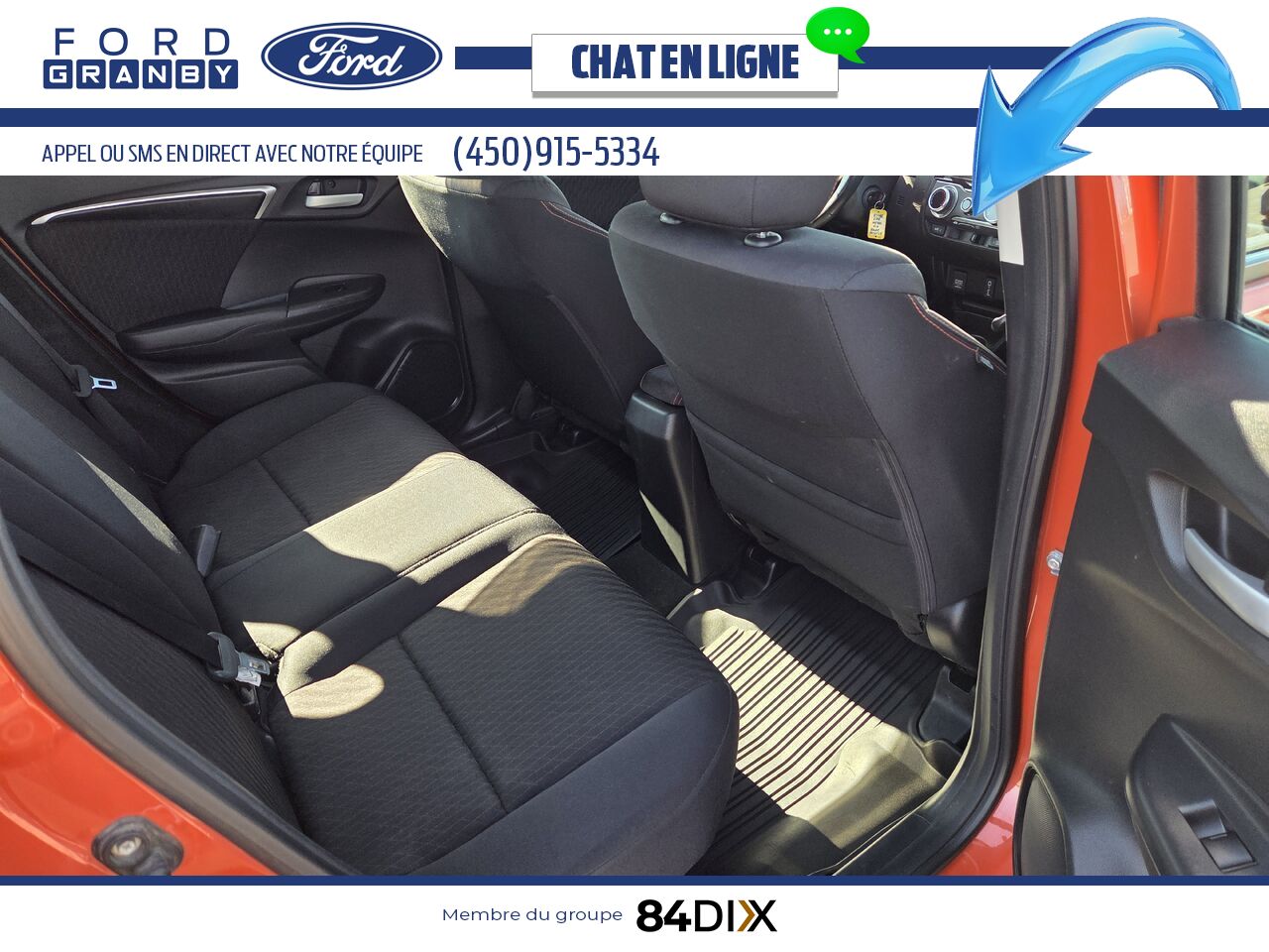 Honda Fit 2018 Orange Granby - photo #9
