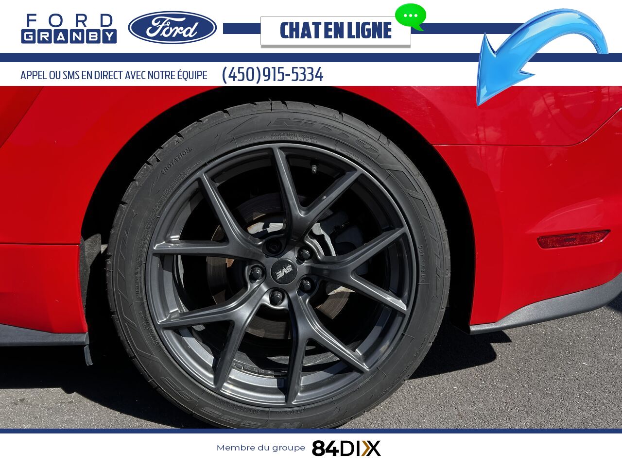 Ford Mustang 2020 Rouge Granby - photo #8
