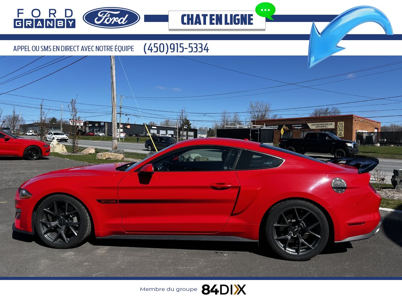 Ford Mustang 2020 Rouge Granby - photo #2