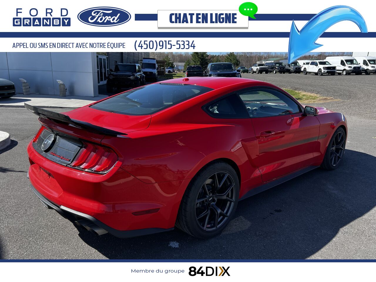 Ford Mustang 2020 Rouge Granby - photo #4