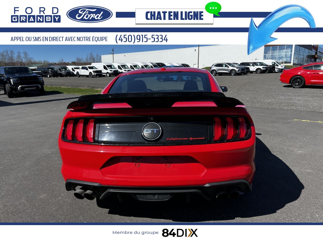 Ford Mustang 2020 Rouge Granby - photo #5