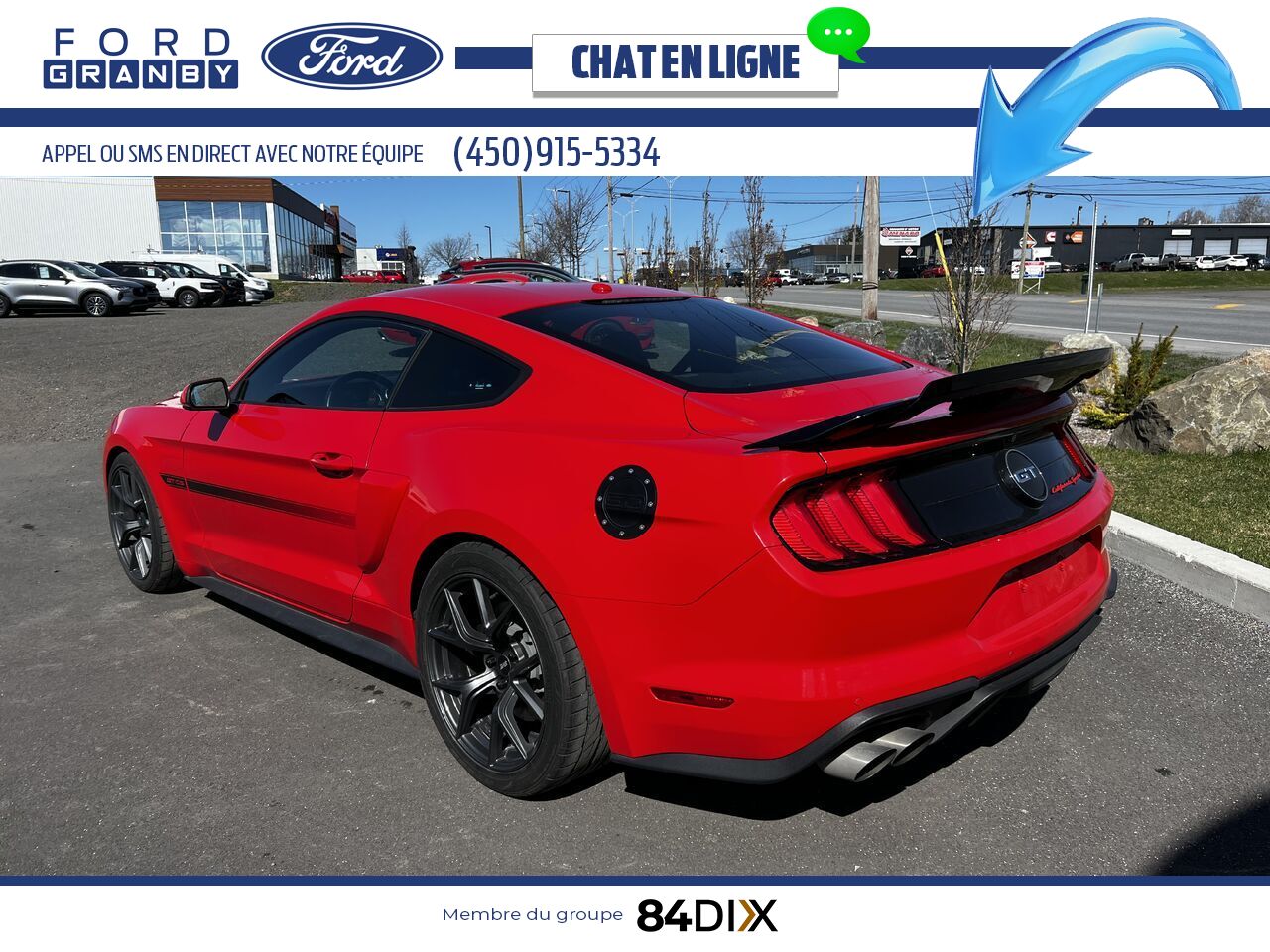 Ford Mustang 2020 Rouge Granby - photo #6