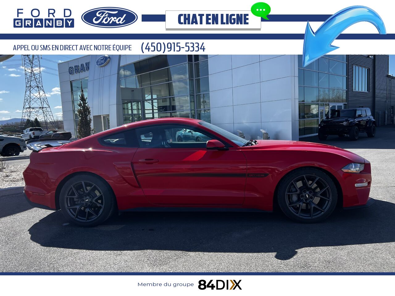 Ford Mustang 2020 Rouge Granby - photo #7