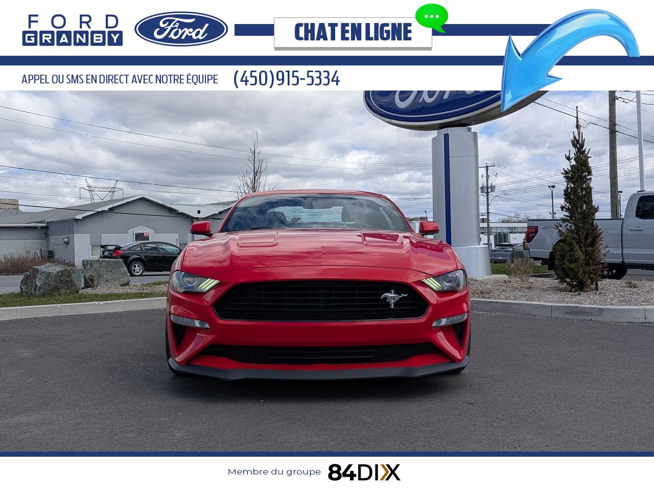 2020 Ford Mustang Red Granby - photo #1