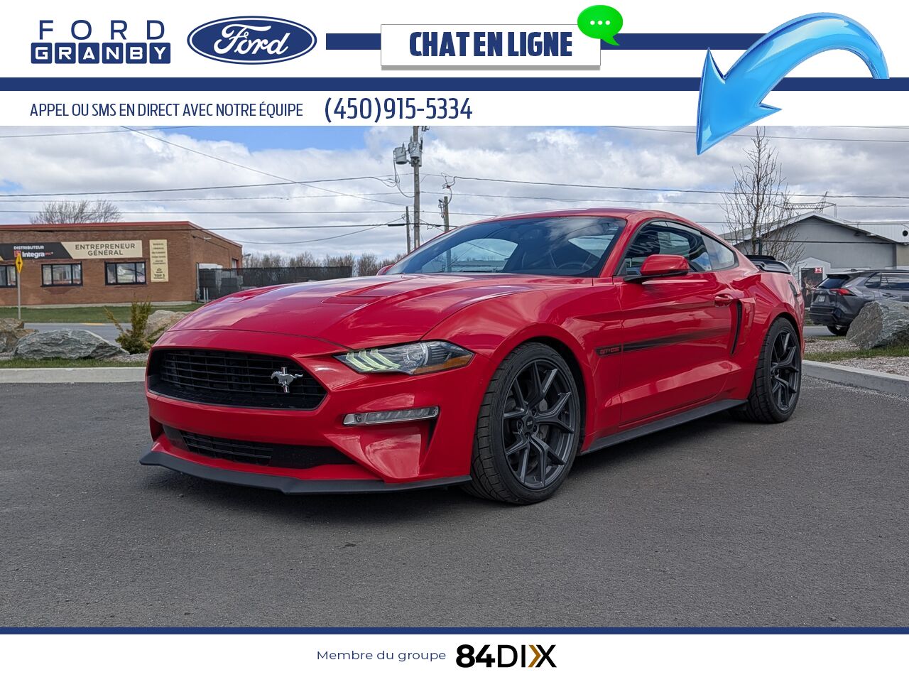 2020 Ford Mustang Red Granby - photo #2