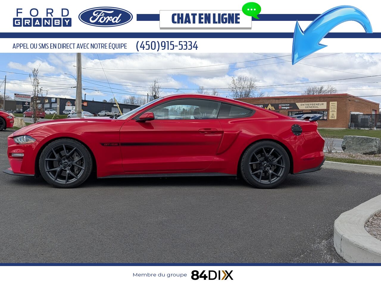 2020 Ford Mustang Red Granby - photo #3