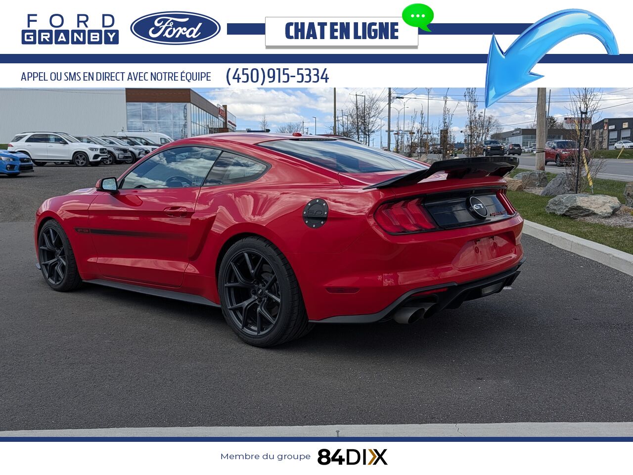 2020 Ford Mustang Red Granby - photo #4