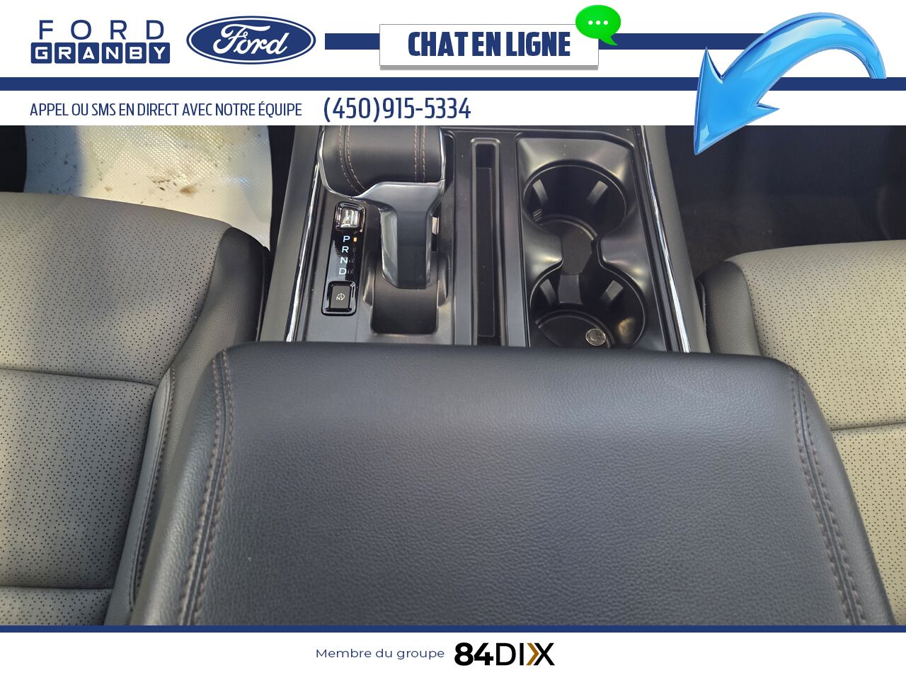 Ford F-150 LIGHTNING LARIAT, CUIR, TOIT 2025 Blanc Granby - photo #15