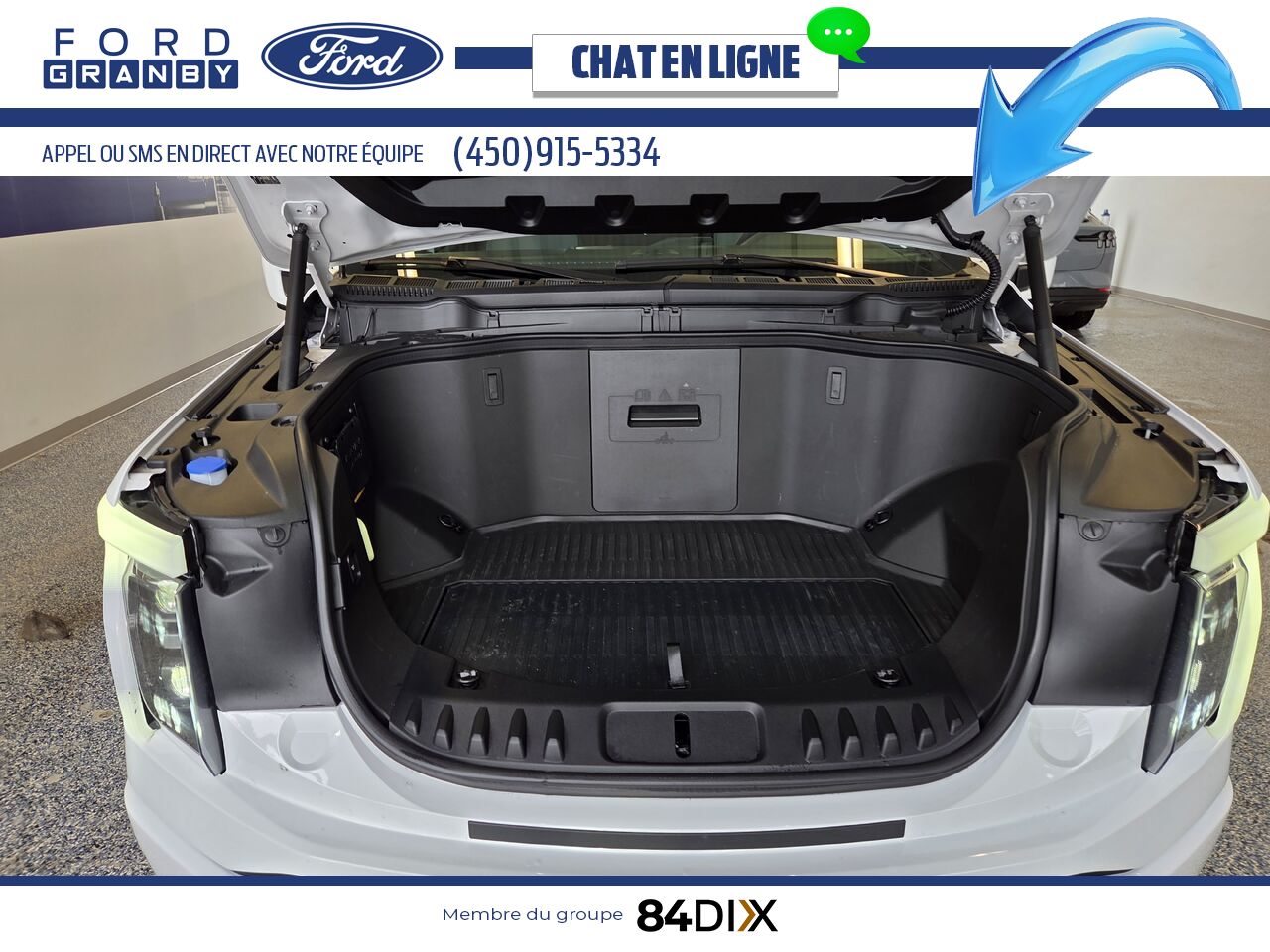 Ford F-150 LIGHTNING LARIAT, CUIR, TOIT 2025 Blanc Granby - photo #23