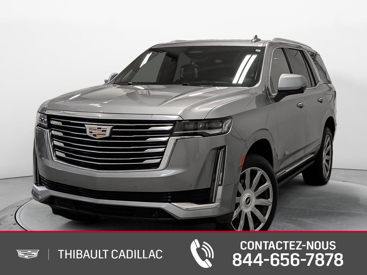 CADILLAC ESCALADE PREMIUM LUXURY PLATINUM 4WD (1SG) Platinum luxe haut de gamme 4 portes 4RM 2024 Gris Sherbrooke - photo #0