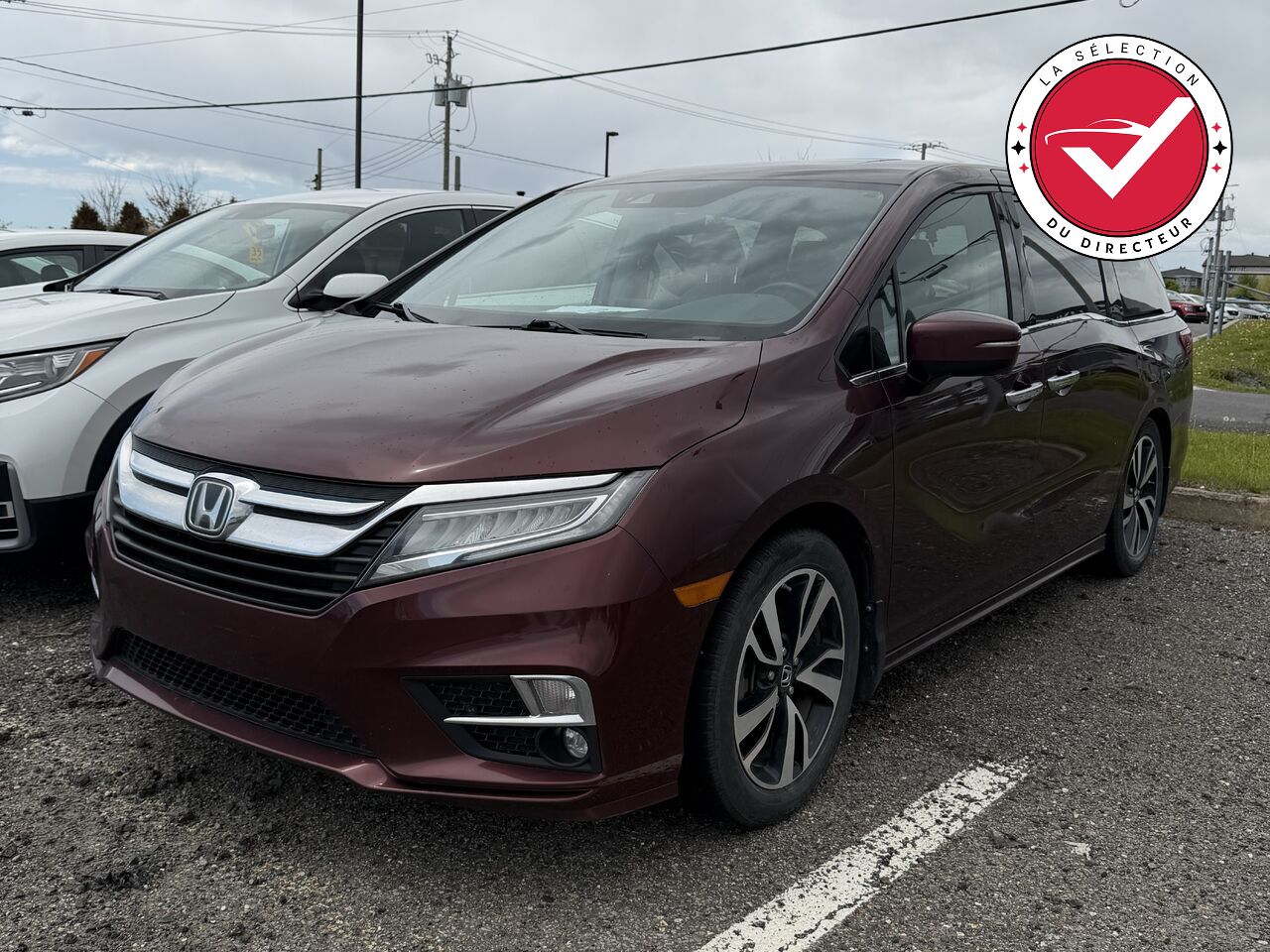 Red 2019 Honda Odyssey Touring FWD Minivan Front-Wheel Drive Continuously Variable Transmission