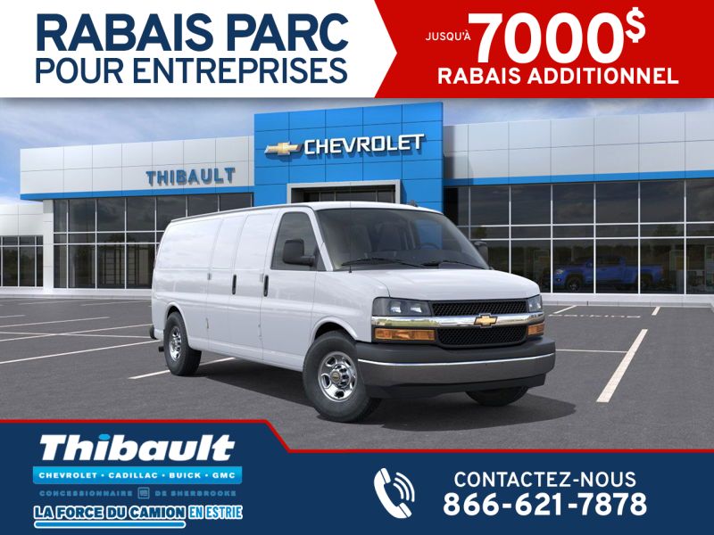2025 CHEVROLET FOURGONNETTE EXPRESS UTILITAIRE Traction arri&egrave;re 2500 155 po White Sherbrooke - photo #0